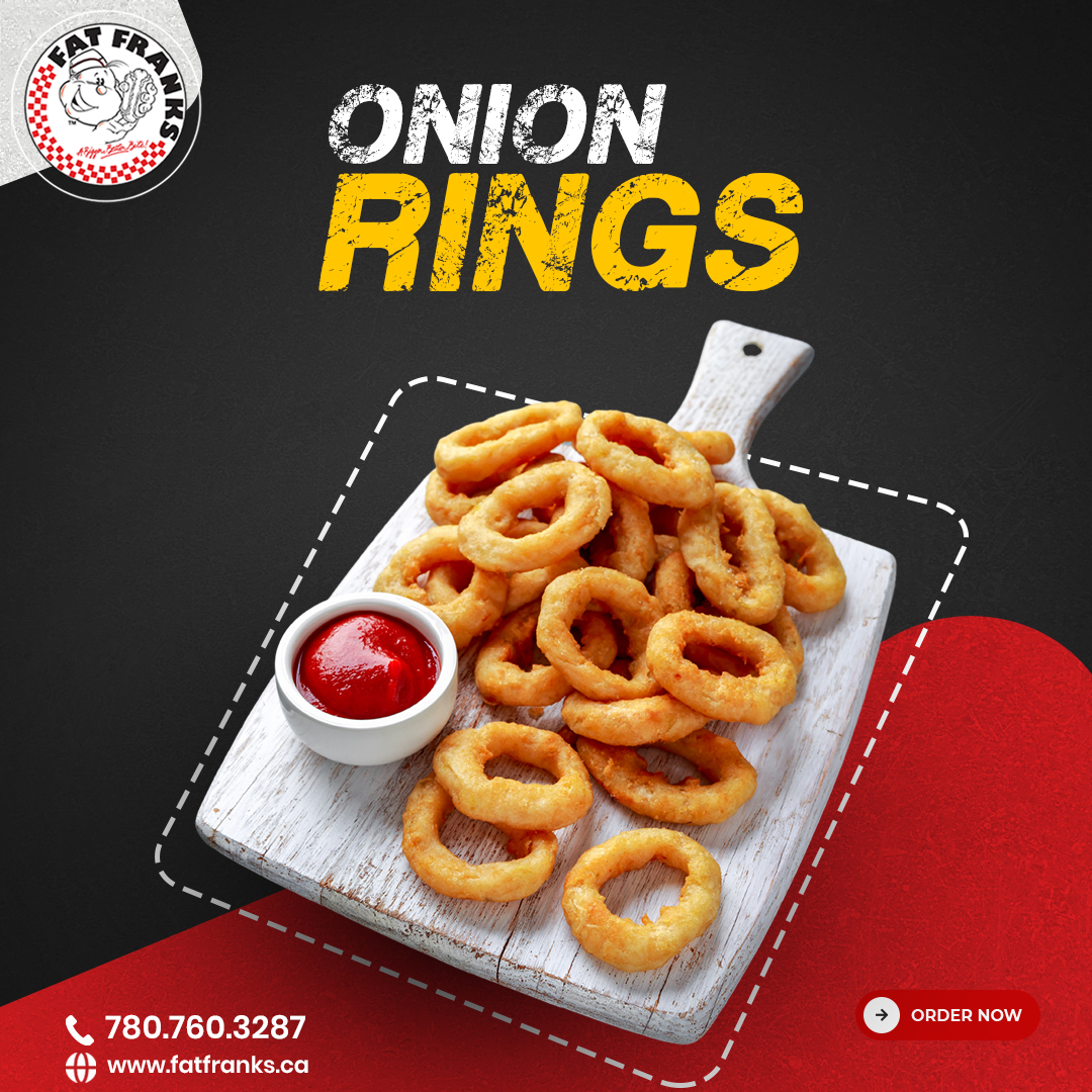 Come And Try Onion Rings At Fat Franks Dog House